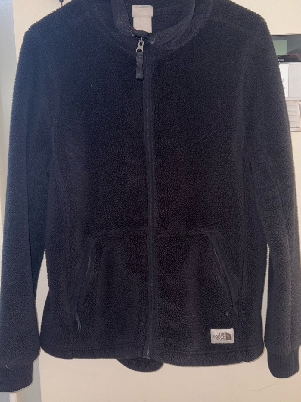 The North Face Black Sherpa Full-Zip Jacket